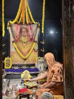 Jalabhisheka and Shodashopachar Puja at HH Shrimat Parijnanashram Swamiji III Sannidhi, Karla (2 March 2025)